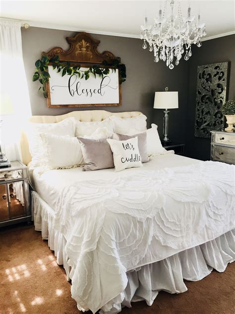 over master bed decor|More.